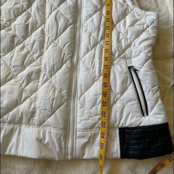 MARC NEW YORK PERFORMANCE White Asymmetrical Zipper Vest.Size 2X - Picture 12 of 13